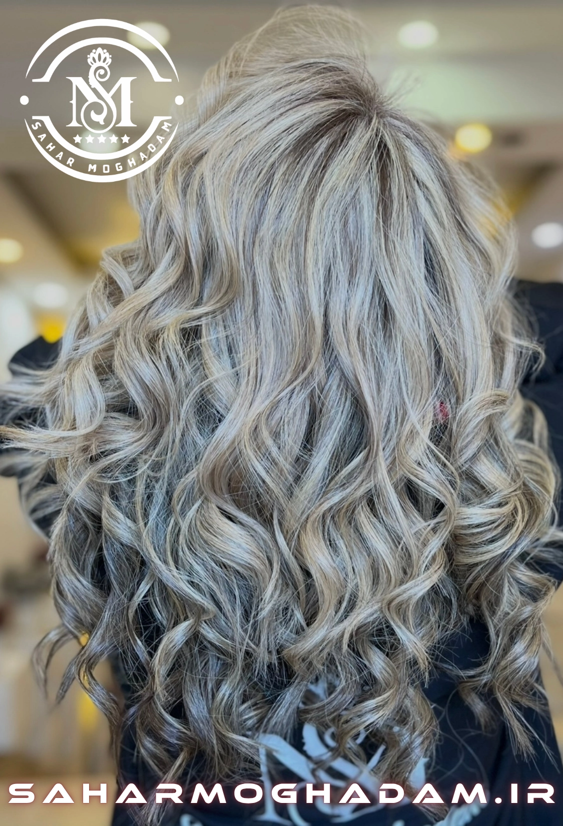 نمونه کار خدمات رنگ، لایت و احیا مو